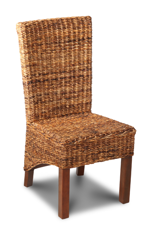 Dark Leg Rattan Chairs