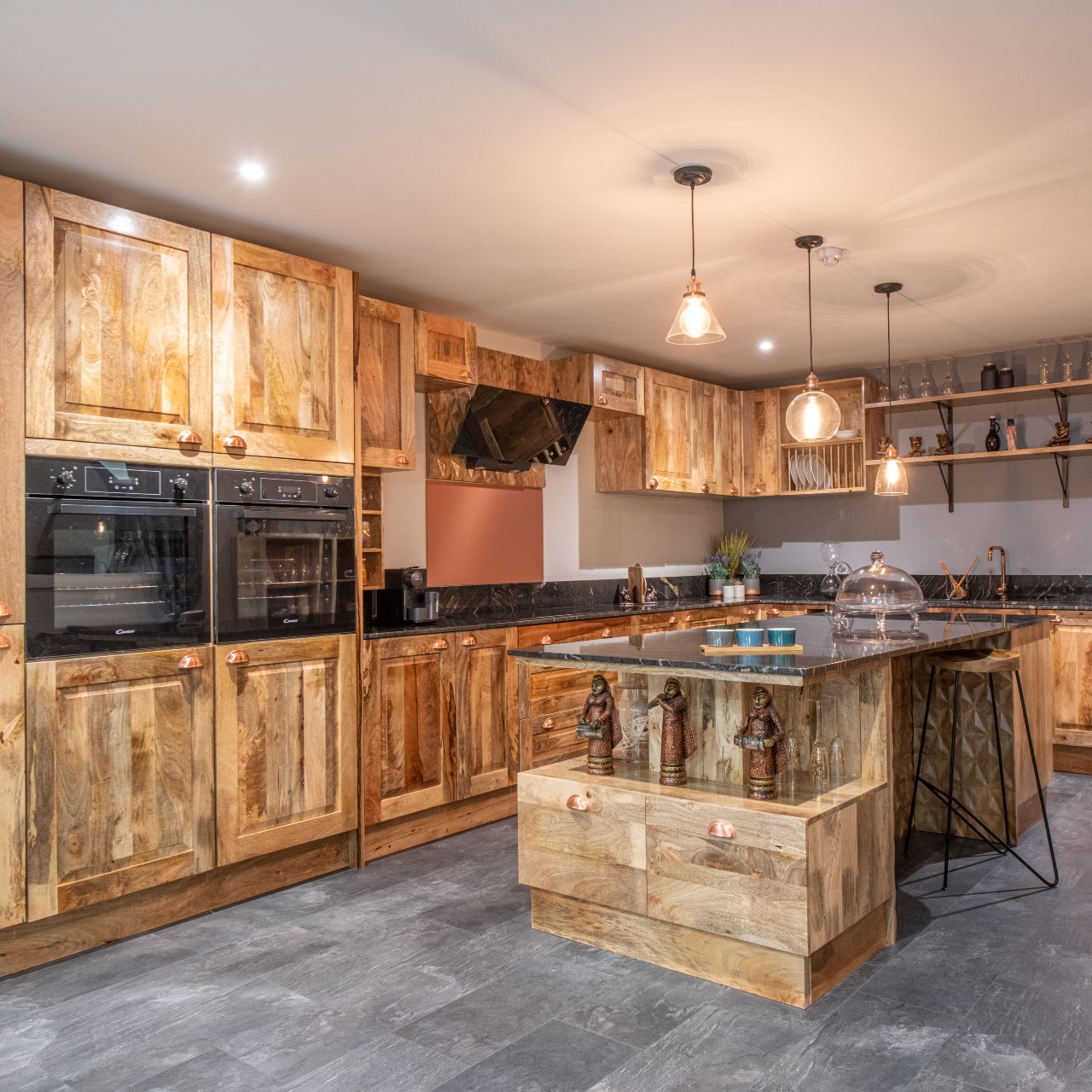 Solid Mango Wood Kitchen Units Real Hardwood Kitchens
