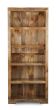 Light Mango Wood Tall Bookcase