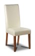 Cream Barcelona Leather Dining Chair