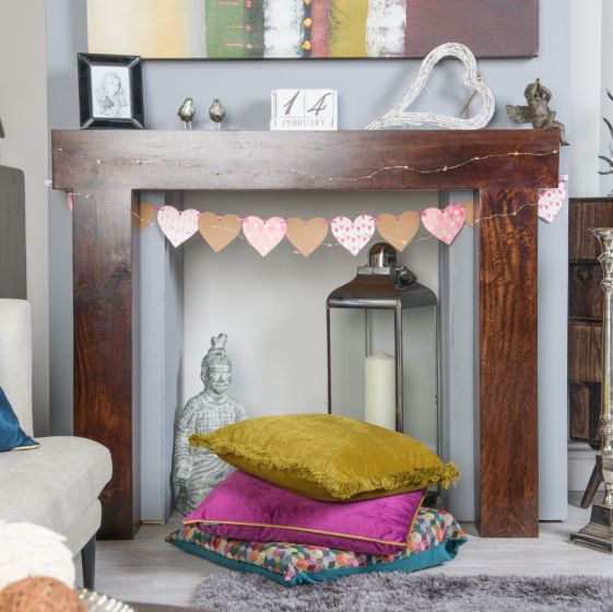 Mango Wood Fire Surround