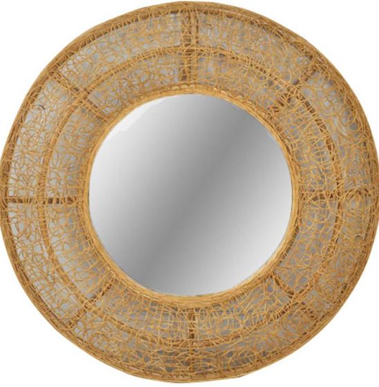 Rattan Mirror