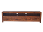 Cuba Mango Wood Honey 200cm 4 Drawer TV Unit - Due 17th August