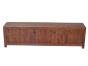 Cuba Mango Wood Honey 200cm 4 Drawer TV Unit - Due 17th August