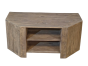 Cuba Mango - Natural - 115cm Corner TV Unit - In Stock 