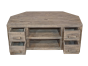 Cuba Mango - Natural - 115cm Corner TV Unit - In Stock 