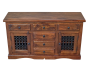 Jali Mango - Honey - 135cm 2 Door Sideboard - In Stock
