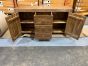 Ex Display Oak Stain Dakota Mango Wood 135cm Sideboard (T560) - One Available