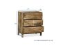Inset Light Mango Chest of Drawers