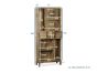 Inset Light Mango Bookcase
