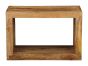 Light Mango Wood Rectangular Cube