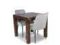 Mango Wood Dining Table & 2 Henley Velvet Chairs