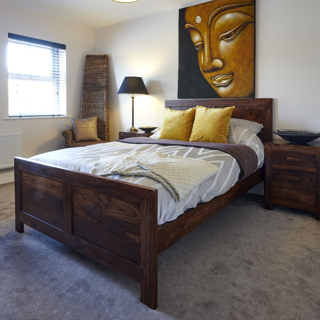 Cuba King Size Bed In Stock