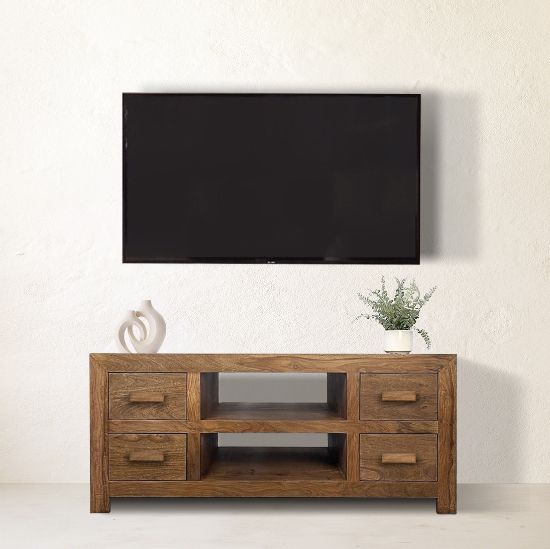 Cuba sheesham clearance tv unit