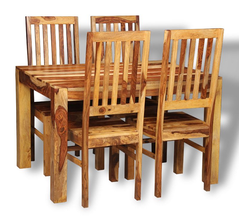 Mission style table shop and chairs