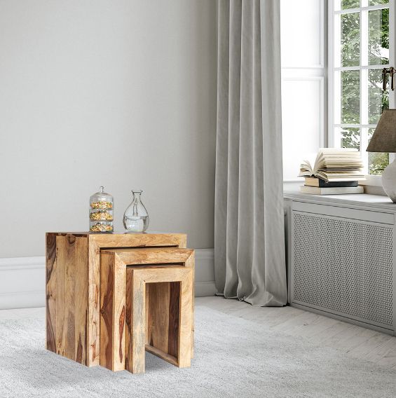 Light grey nest of tables store