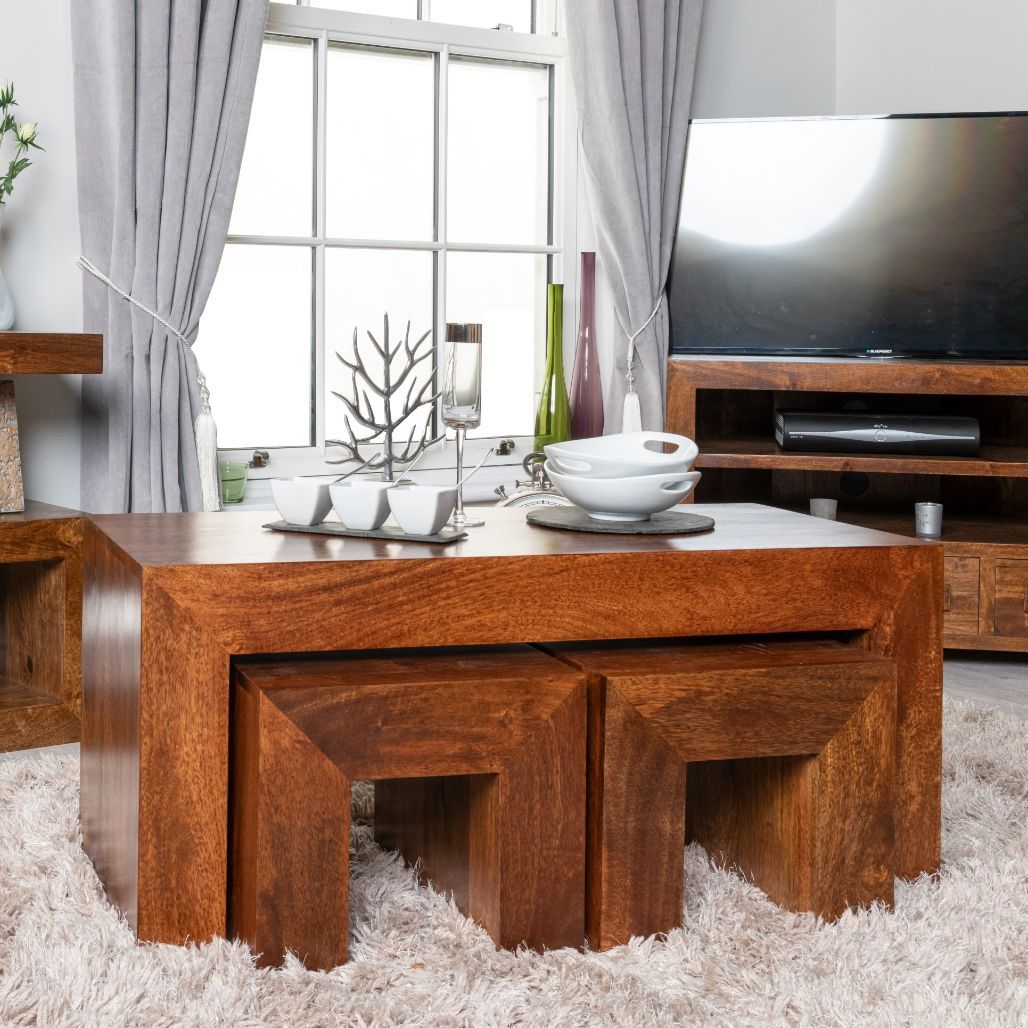 Modern wooden 2025 center table design