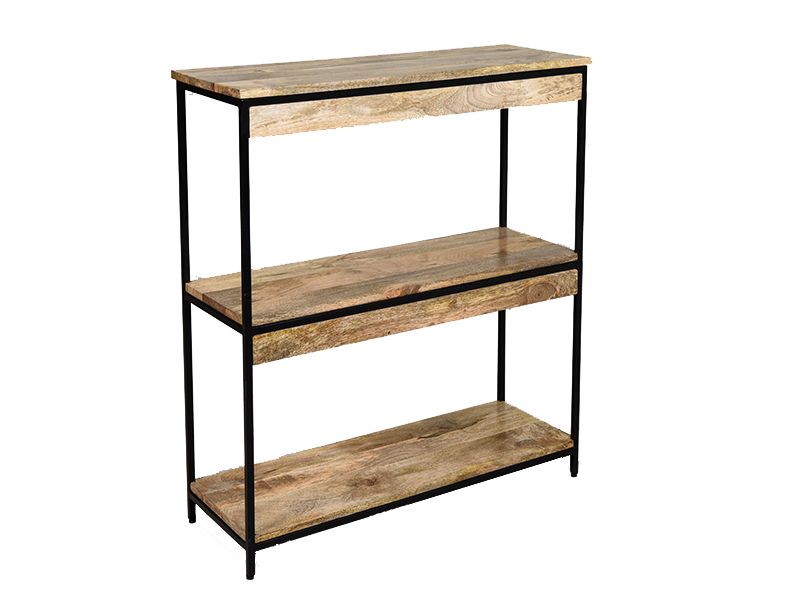 Industrial Small Bookcase In Stock