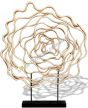 Reclaimed Teak Wrapped Vine Sculpture