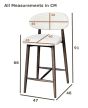 Scandi Cream Boucle CRIB 5 Bar Stool - Light Leg - Due 31st September