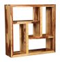 Cuba Light Centered Square Bookcase
