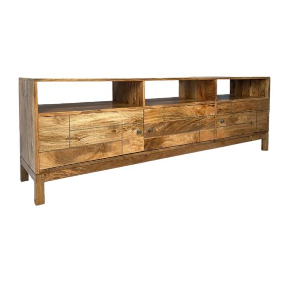 Inset Light Mango 180cm Media Unit 