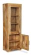 Light Mango Wood Display Cabinet