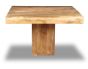 Light Mango Wood 120cm Cube Dining Table