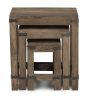 Jali Mango - Natural Nest of 3 Coffee Tables