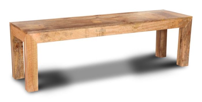 Light Mango Wood Large Bench