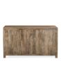 Oak Stain Dakota - 140cm 3 Drawer Cupboard Sideboard