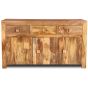 01L - Light Dakota 140cm 3 Cupboard Sideboard 