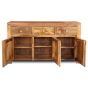 01L - Light Dakota 140cm 3 Cupboard Sideboard 