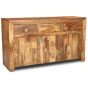 01L - Light Dakota 140cm 3 Cupboard Sideboard 
