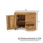 Oak Dakota Mango Wood 96cm Sideboard - In Stock