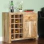 03L - Light Dakota Mango Wood Wine Rack