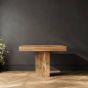 Light Dakota 90cm Cube Dining Table - In Stock