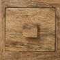 Light Dakota Mango Wood 76cm 3 Drawer Bookcase - In Stock