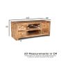 Light Dakota 4 Drawer Media Unit