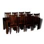 Mango Wood 220cm Dining Table & 8 Mango Wood Dining Chairs