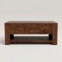Dakota Mango Wood 110cm 6 Drawer Coffee Table - Due 21st June 