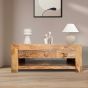 Light Dakota 110cm 6 Drawer Coffee Table - Due 18th May