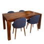 Dakota 160cm Dining Table & 4 Zena Dining Chairs