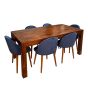 Dakota 180cm Dining Table & 6 Zena Dining Chairs