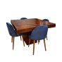 Dakota 120cm Cube Dining Table & 4 Zena Dining Chairs
