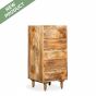 Scandi Mango 5 Drawer Tall Boy - In Stock