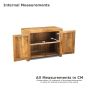 Dakota 96cm 2 Door Sideboard - Due 8th May