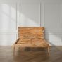 Ex Display Light Scandi Mango King Size Bed (T552) - One Available