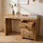 Light Dakota Mango Wood 120cm Desk - In Stock