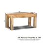 Light Dakota Small Bench